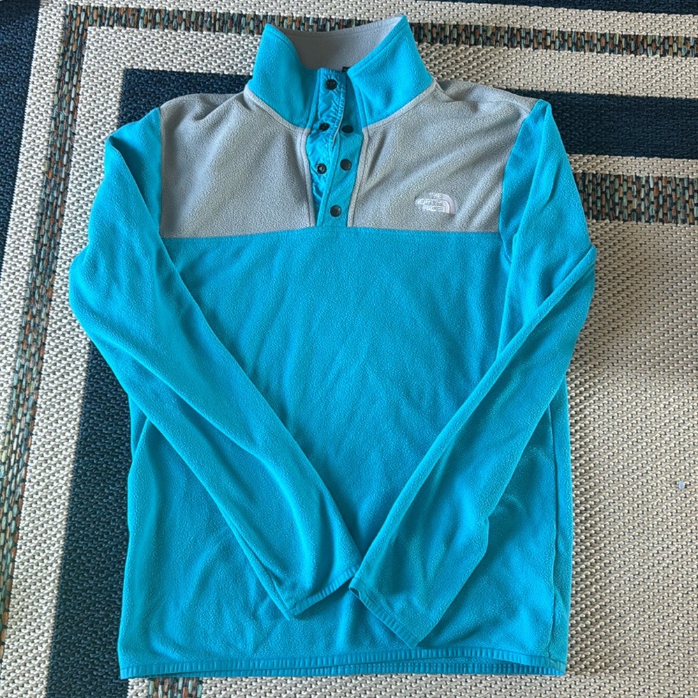 North Face - Unisex - 1/4 button up Fleece Jacket